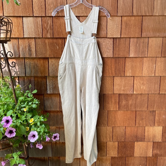 GAP Other - EUC GAP Natural Linen/Cotton Overalls in Kids X-Large